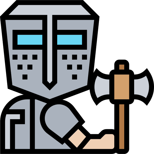 Knight medieval fight weapon icon Knight medieval fight weapon icon