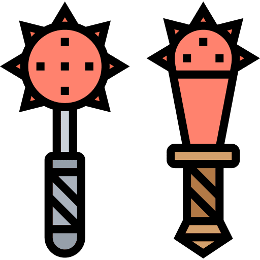 Mace battle fight miscellaneous icon Mace battle fight miscellaneous icon
