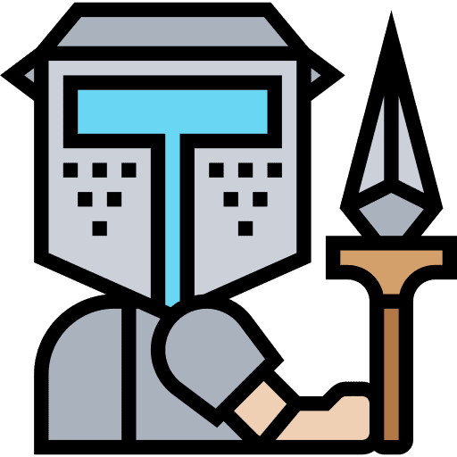 Spear warrior weapon medieval icon Spear warrior weapon medieval icon