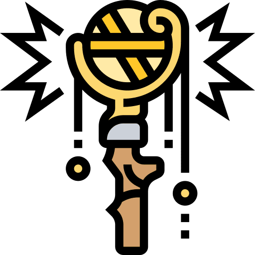 Wand wand monarchy scepter icon Wand wand monarchy scepter icon