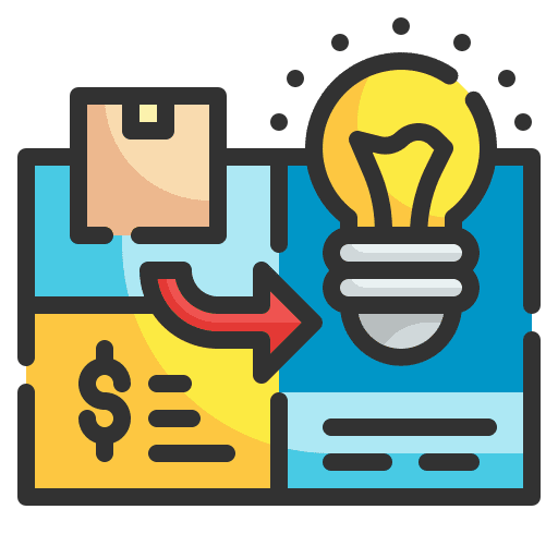 Creative plan project marketing icon Creative plan project marketing icon