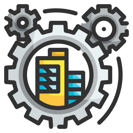 Setting industry business configuration icon Setting industry business configuration icon