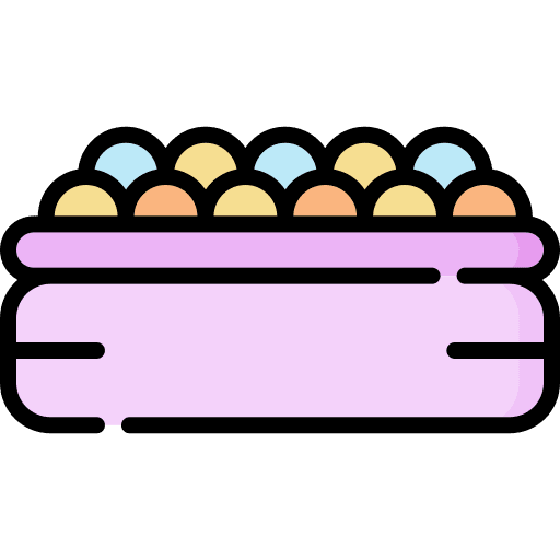 Ball pool ball pool kindergarten kid and baby icon