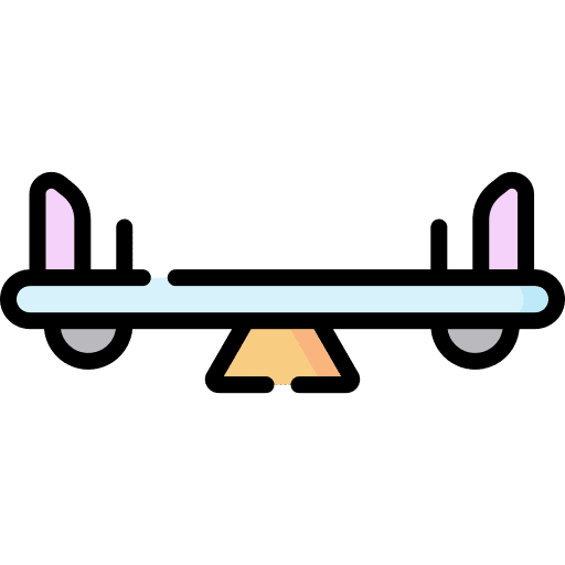 Seesaw park play kindergarten icon Seesaw park play kindergarten icon