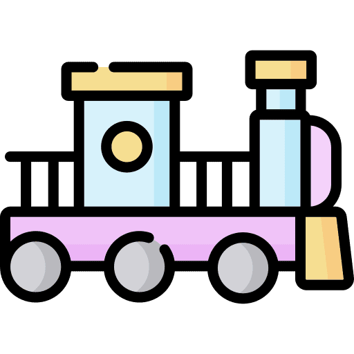 Train train kindergarten kid and baby icon Train train kindergarten kid and baby icon