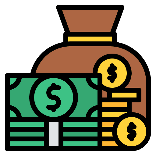 Cash flow budget business and finance financial icon Cash flow budget business and finance financial icon