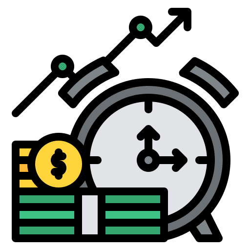 Time management management clock increase icon Time management management clock increase icon
