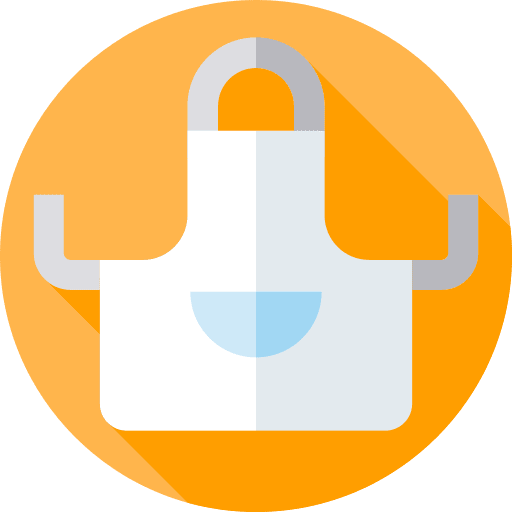Apron apron food and restaurant chef icon