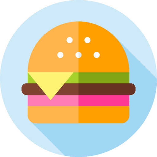 Burger sandwich burger junk food icon