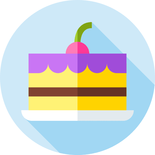 Cake sweet cherry food and restaurant icon