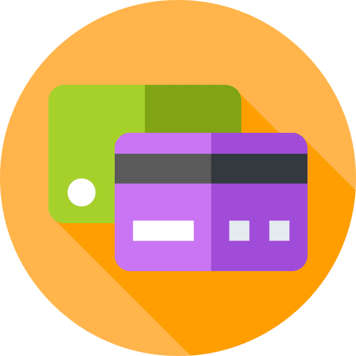 Credit card credit card debit card food and restaurant icon