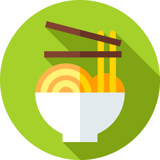 Noodles noodles chinese food bowl icon