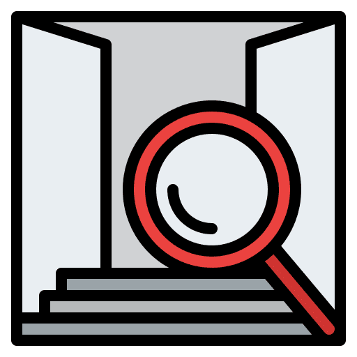 Opportunity business idea searching icon Opportunity business idea searching icon