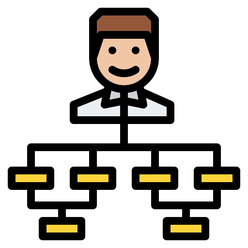 Organization crowd employee network icon Organization crowd employee network icon