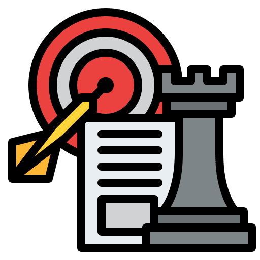 Strategy creativity idea mission icon Strategy creativity idea mission icon