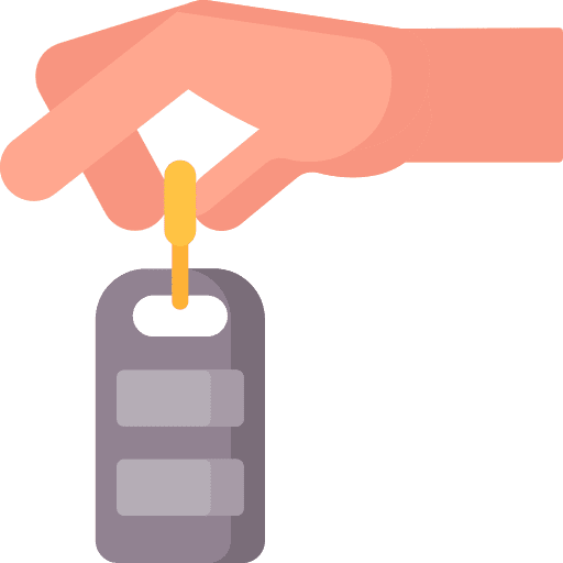 Car key gesture car key transportation icon