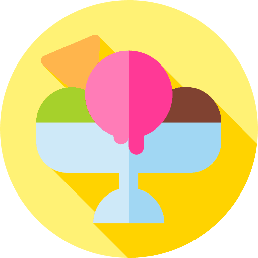 Ice cream ice cream food and restaurant sundae icon Ice cream ice cream food and restaurant sundae icon
