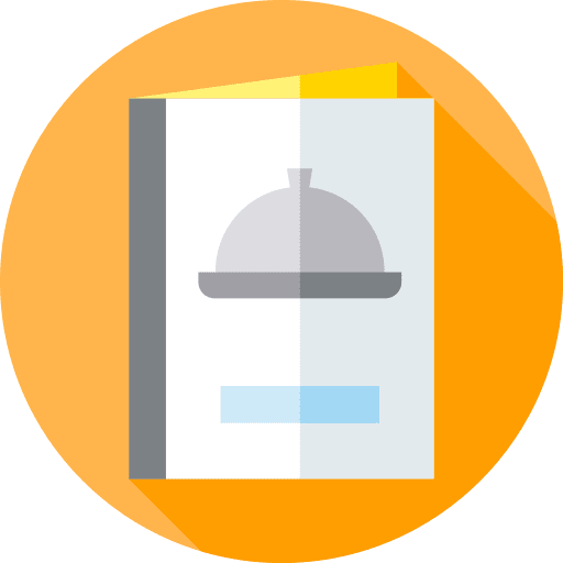 Menu paper print products food and restaurant icon Menu paper print products food and restaurant icon