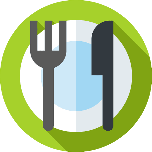 Plate food and restaurant plate cutlery icon Plate food and restaurant plate cutlery icon