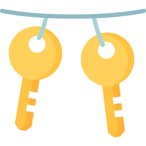 Keys door key access security icon Keys door key access security icon