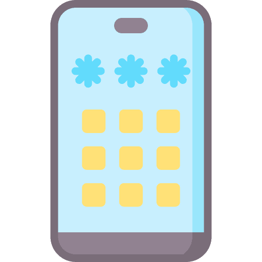 Password electronics lock passcode icon Password electronics lock passcode icon