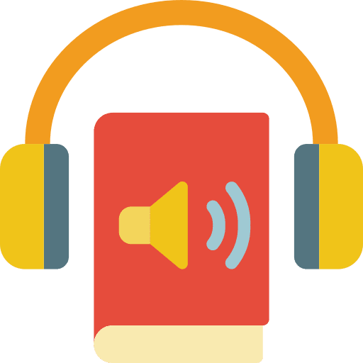 Audio book ebook online learning audiobook icon