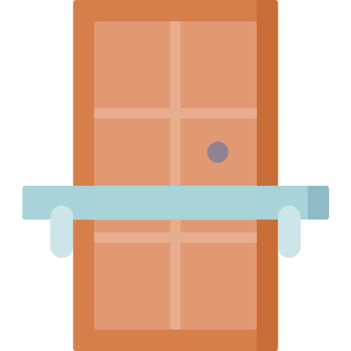 Door protection lock secure icon Door protection lock secure icon