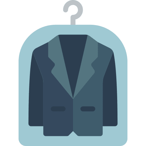 Dry cleaning clothing hang dry cleaning icon