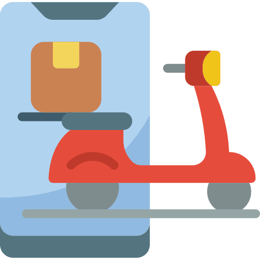 Smartphone smartphone online order mobile app icon