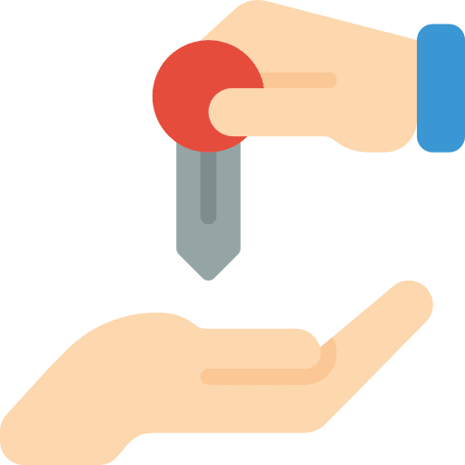 Valet service valet parking hand icon