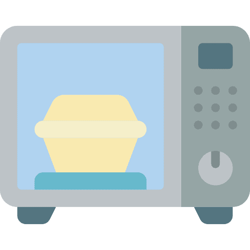 Microwave food and restaurant cooking equipment cooking utensils icon