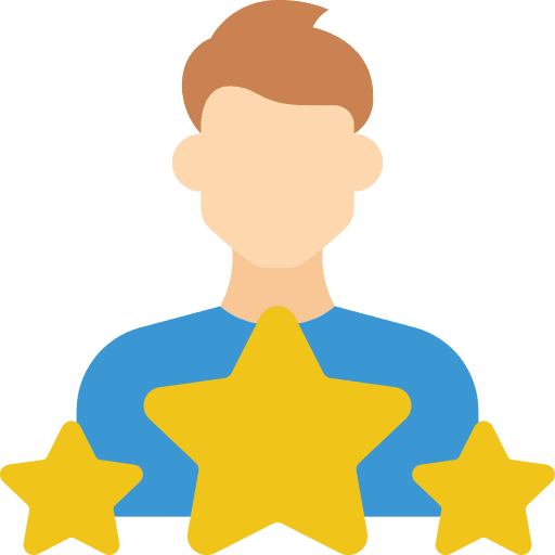 Review customer feedback user icon