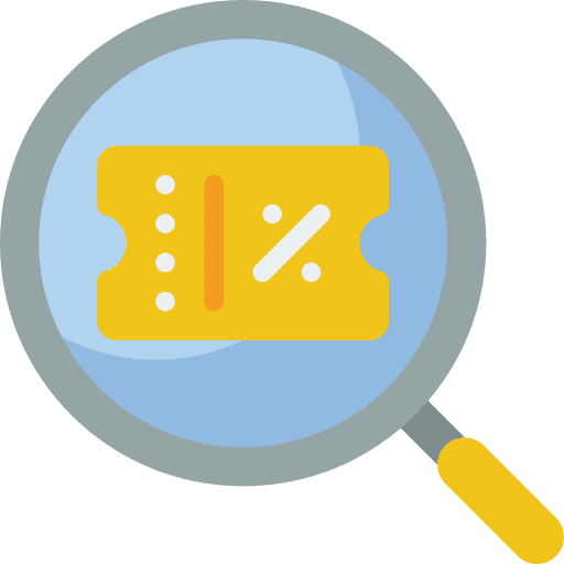 Magnifying glass discount loupe commerce and shopping icon