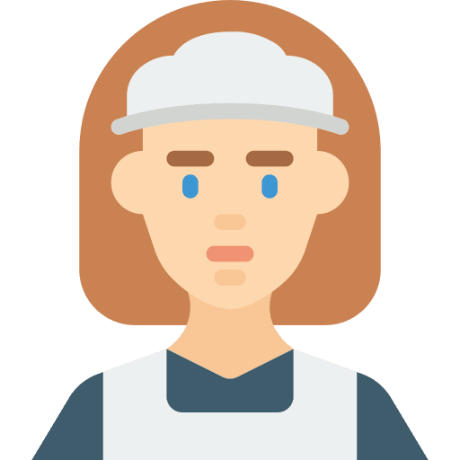 Maid user woman professions and jobs icon