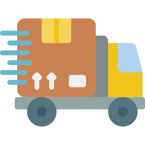 Delivery shipment delivery truck vehicle icon