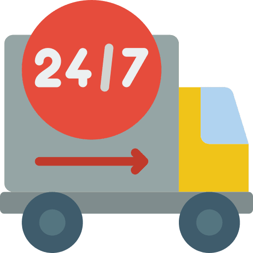 Van shipping and delivery reload logistics delivery icon