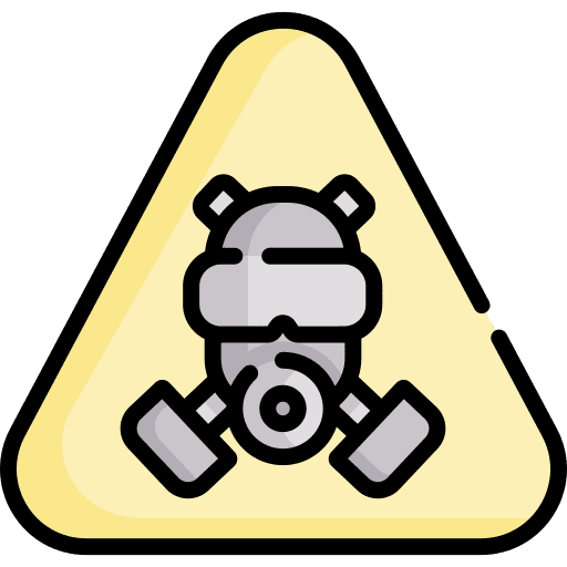 Asbestos security safety asbestos icon