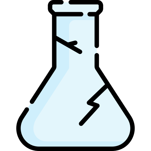 Flask flask science waste icon
