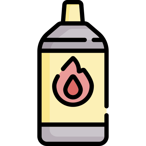 Spray bottle danger spray bottle flame icon Spray bottle danger spray bottle flame icon