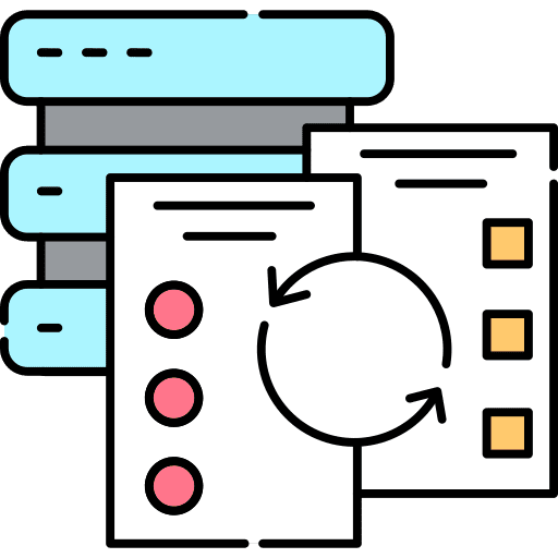 Data server networking identification icon