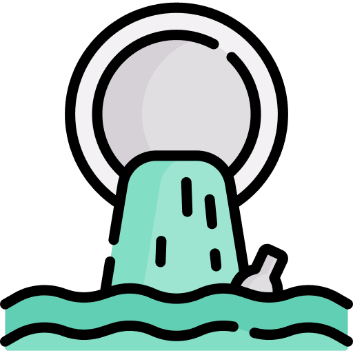 Waste water sewage industry ecology and environment icon Waste water sewage industry ecology and environment icon