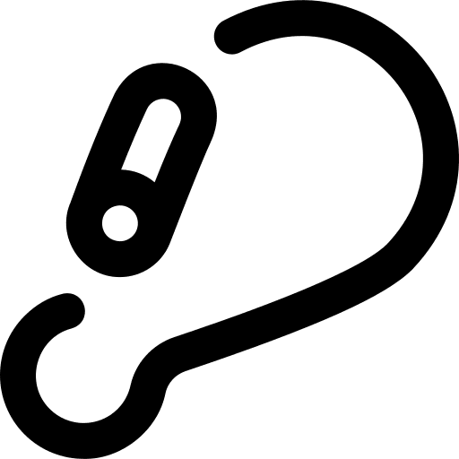Carabiner climbing extreme adventure icon