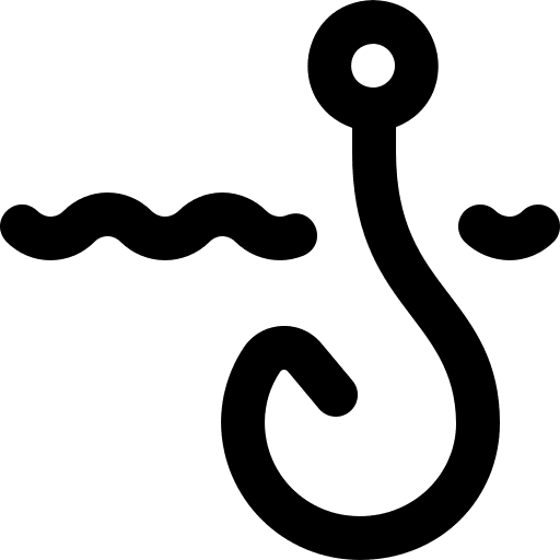 Fishing sports and competition fishing hook icon Fishing sports and competition fishing hook icon