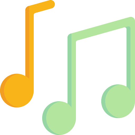 Music music player enable sound musical note icon