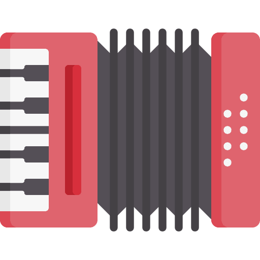 Accordion music instrument music and multimedia musical instrument icon Accordion music instrument music and multimedia musical instrument icon
