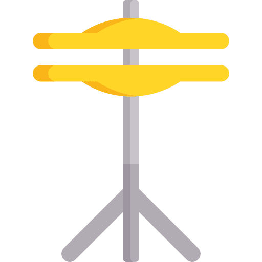 Cymbals percussion instrument drums musical instrument icon Cymbals percussion instrument drums musical instrument icon