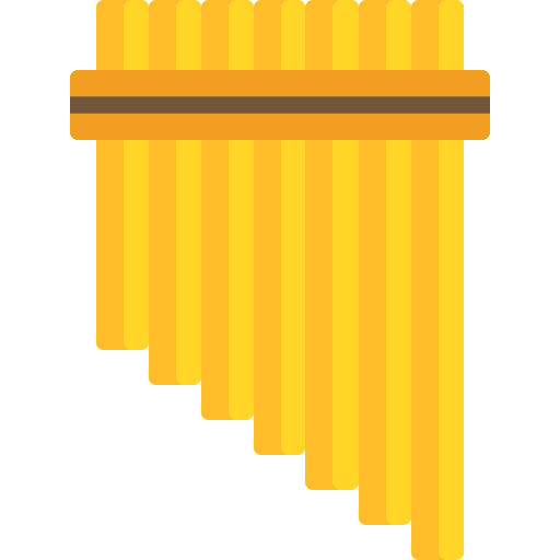 Pan flute musical instrument music and multimedia peru icon Pan flute musical instrument music and multimedia peru icon