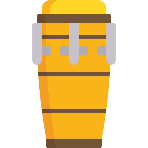 Conga orchestra musical instrument music and multimedia icon Conga orchestra musical instrument music and multimedia icon
