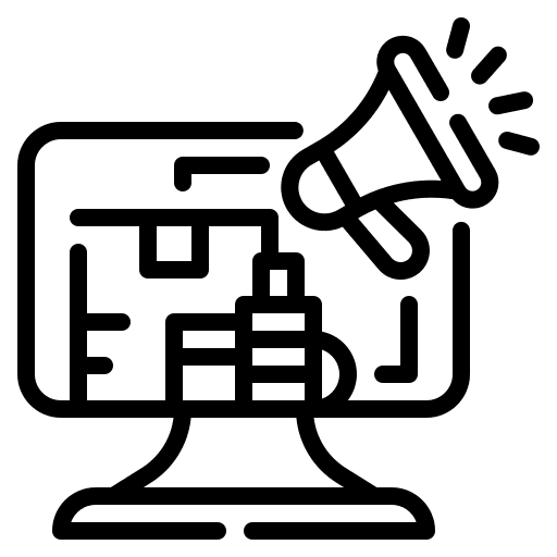 Product product ecommerce advertising icon