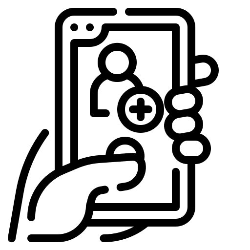 Subscription add user smartphone subscription icon Subscription add user smartphone subscription icon